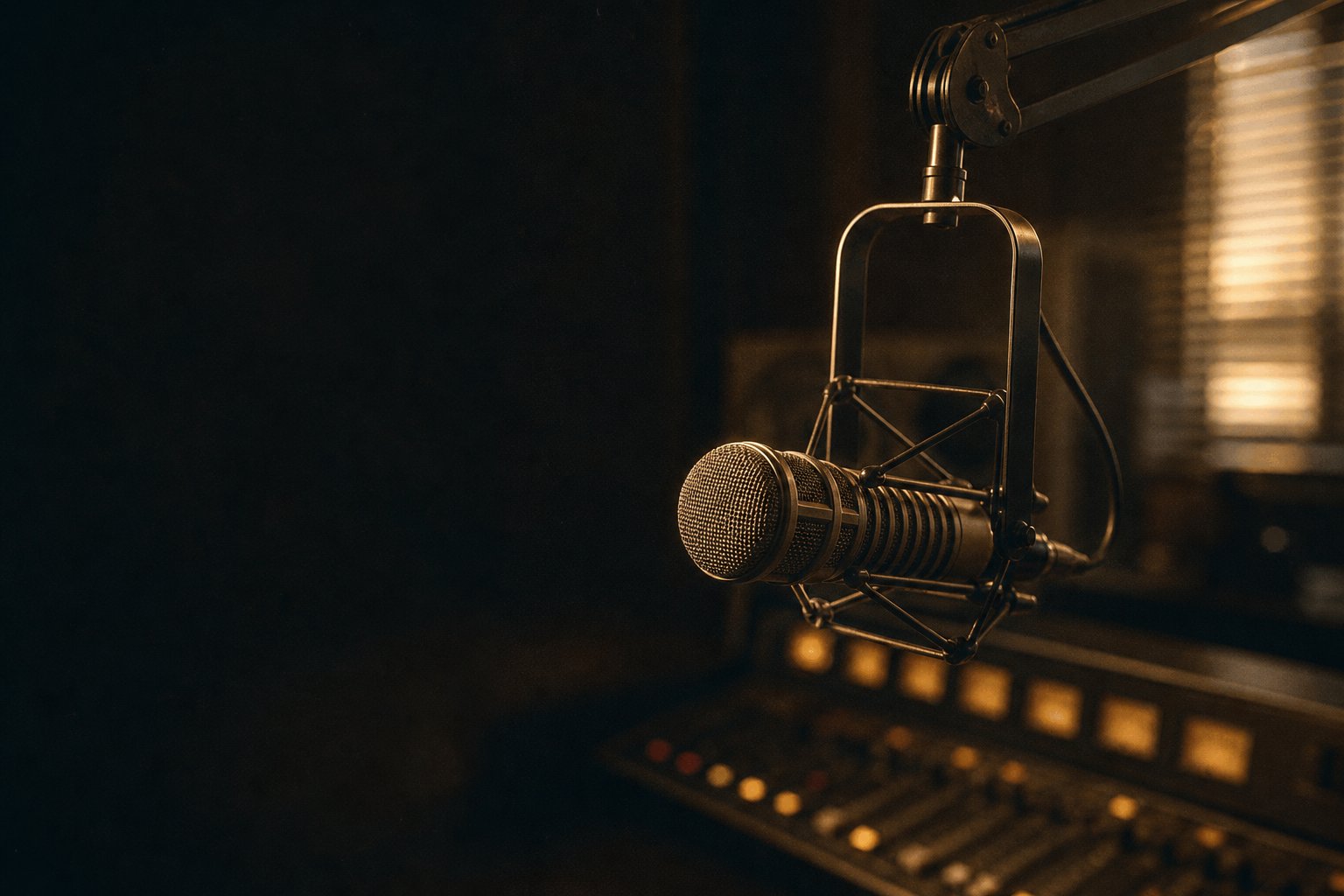 Cabina de FM 98.7 La Madrid