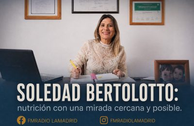 Soledad Bertolotto, nutrición con una mirada cercana y posible…